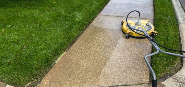 This project provided a comprehensive exterior maintenance service for a Cleveland home, including targeted soft washing of specific house elevations, a full gutter system cleaning, and a professional pressure washing of the driveway and sidewalk.