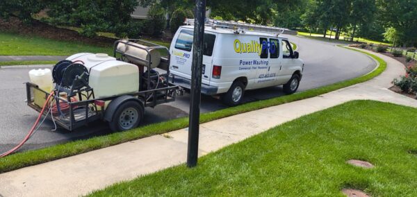 This project provided a comprehensive exterior maintenance service for a Cleveland home, including targeted soft washing of specific house elevations, a full gutter system cleaning, and a professional pressure washing of the driveway and sidewalk.
