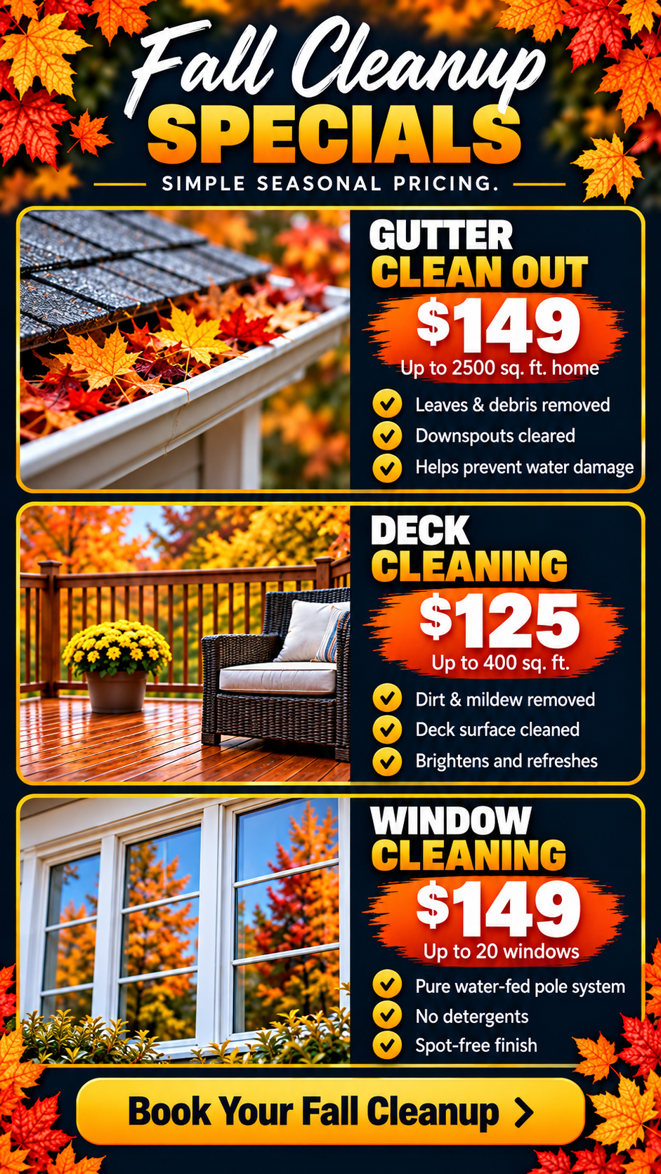 Mobile fall promos