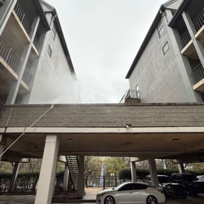 Apt complex cleaning in chattanooga tn by qualitypro power washing