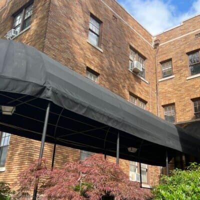 Lindsey street awning pressure washing in chattanooga tn by qualitypro power washing