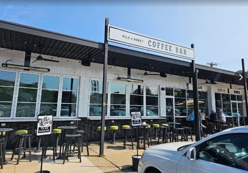 Milk and Honey Coffee Bar Pressure Washing in Chattanooga TN by QualityPRO Power Washing